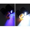 Pocket microscope jeweler's magnifier 2 led uv