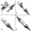 Kištukas rj45 be įrankių stp cat6 lizdas kaištis t568b t568a Qoltec