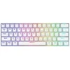 Klaviatūra žaidimams Savio Whiteout X2 Outemu Brown su laidu mechaninė su pašvietimu balta