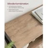Songmics Vasagle Knygų spinta su 4 atvirais lentynų lygiais ąžuolinė-ruda-juoda