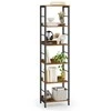 Songmics Knygų lentyna 6 lygių 30 x 40 x 178 cm pramoninio stiliaus