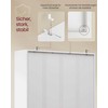 Songmics VASAGLE knygų lentyna su 6 atviromis lentynomis 24 x 80 x 160,7 cm debesų baltumo