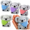 Lean Toys Koalos formos antistresinis žaislas su maišeliu 8.5 cm