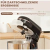 HOMCOM virtuvinis kombainas, 5,5 l nerūdijančio plieno dubuo, 1400 W, 6+P greičio režimai, tešlos maišyklė su plakikliu, tešlos kabliu, šluotele, apsauga nuo tiškalų, grandikliu ir kiaušinių separatoriumi, juodas