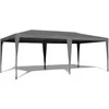 MultiGarden Komercinė sodo paviljono palapinė 3x6 m 6 sienų pilka