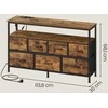 Songmics Komoda 30×113,8×68,1 cm