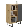 Komoda FONDI Oak artisan juodas