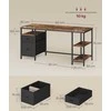 Songmics Kompiuterio stalas 60 × 160 × 76 cm