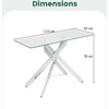 Konsolinis stalas 115 x 45 x 78 cm