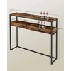 Songmics Konsolinis stalas 24 x 100 x 80 cm