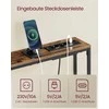 Songmics Konsolinis stalas su įkrovimo stotele