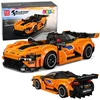 Lean Toys Konstruktorių rinkinys oranžinis 423 vnt.