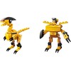 Lean Konstruktorius 2-in-1: dinozauras ir robotas, 57-70 detalių