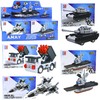 Lean Toys Konstruktorius 2-in-1 Karo transporto priemonės ir robotas