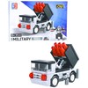 Lean Toys Konstruktorius 2-in-1 Karo transporto priemonės ir robotas