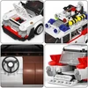 Lean Toys Konstruktorius Ghost Car baltas 631 vnt.