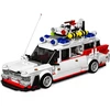 Lean Toys Konstruktorius Ghost Car baltas 631 vnt.