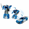 Lean Toys Konstruktorius policijos robotas 2-in-1 su šviesomis ir garsais, mėlynas, baltas, juodas, 46 × 33 × 13 cm, 29 dalių