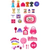 Lean Toys Konstruktorius „Princesės pilis“ su šviesos ir garso efektais, 52 dalių