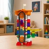 Lean Toys Konstruktorius su automatiniu rutuliukų keltuvu, įvairiaspalvis, 85 dalių