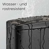 Songmics Kosmetinė šiukšliadėžė su dangčiu, 10 l, juoda