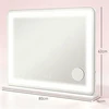 Kosmetinis LED veidrodis su USB jungtimi, baltas, 80 × 14 × 62 cm