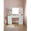 Songmics Kosmetinis stalas 40 × 107 × 144 cm
