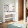 Songmics Kosmetinis stalas 40 × 98,3 × 145 cm