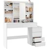 Songmics Kosmetinis stalas 40 × 98,3 × 145 cm