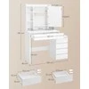 Songmics Kosmetinis stalas 40 x 105 x 145 cm