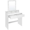 Songmics Kosmetinis stalas 80 × 40 × 145 cm