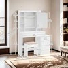 Songmics Kosmetinis stalas su kėde 40 × 98,3 × 145 cm