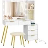 Songmics Kosmetinis staliukas 40 x 110 x 135 cm