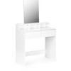 Modernhome Kosmetinis staliukas Modern Home PWJJDT0070, baltas