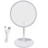 Kosmetinis veidrodis su LED apšvietimu, 18 cm