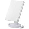 LED illuminated magnification cosmetic mirror