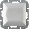 Łącznik Kryžminis jungiklis Pearl, 10A, 250V, sidabrinis