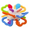 Lean Toys Kūdikių sensorinis žaislas su sukimosi funkcija ir kramtymo elementais
