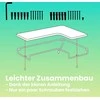 Songmics L formos kampinė lentyna, 2 vnt.