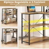 L formos kampinis stalas 118 x 86 x 74 cm