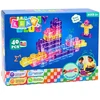Lean Toys Lanksčių guminių kaladėlių rinkinys, skaidrios, 40 vnt.