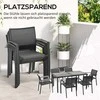 Lauko baldų komplektas 150 x 87 x 72 cm 6 vnt.