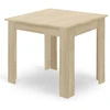 Lauko baldų komplektas Leobert Baldų komplektas su kvadratiniu stalu ir 4 kėdėmis, ąžuolo sonoma ir pilkas, 80 × 80 × 75 cm