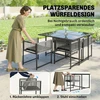 Lauko baldų komplektas Lauko valgomojo komplektas 120x120 cm 5 vnt.