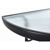 Bauerkraft Praktiškas stiklinis sodo stalas 70x40 cm