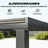 Lauko baldų komplektas Sodo baldų komplektas pilkas 7 vnt.