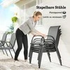 Lauko baldų komplektas Sodo baldų komplektas šviesiai pilkas 7 vnt.