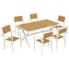 Lauko baldų komplektas Sodo baldų komplektas 160 x 86 cm 7 vnt.