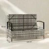 Lauko baldų komplektas Sodo suoliukas su daiktadėže 123 x 70 x 82 cm
