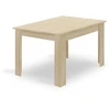Lauko baldų komplektas Leobert Stalo ir 4 kėdžių komplektas , ąžuolo Sonoma ir baltas, 120 × 80 × 75 cm